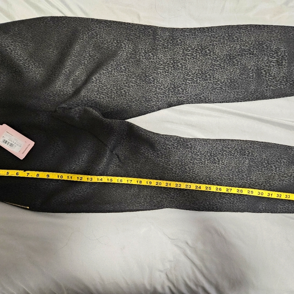 Formal Ted Baker pants size 4 (10 regular) in black leopard print